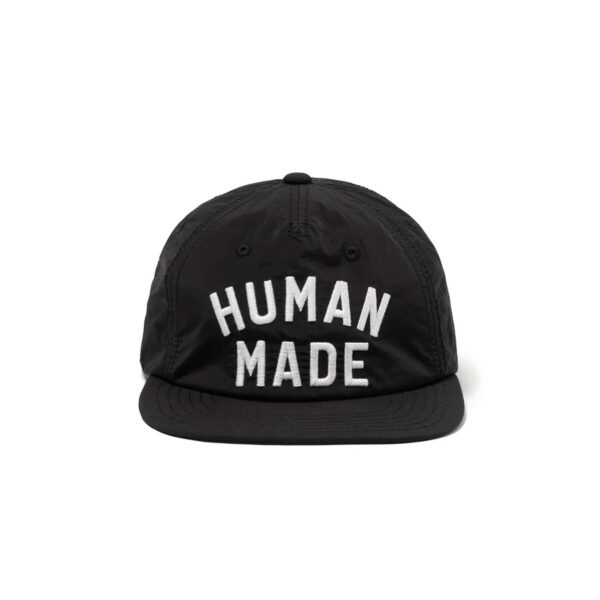 HUMAN MADE 5 PANEL NYLON CAP-BLACK