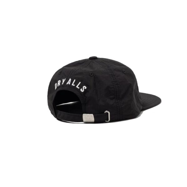 HUMAN MADE 5 PANEL NYLON CAP-BLACK