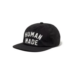 HUMAN-MADE-5-PANEL-NYLON-CAP--BLACK HUMAN MADE 5 PANEL NYLON CAP-BLACK