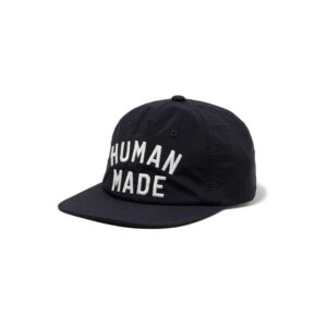 HUMAN-MADE-5-PANEL-NYLON-CAP--NAVY HUMAN MADE 5 PANEL NYLON CAP-NAVY