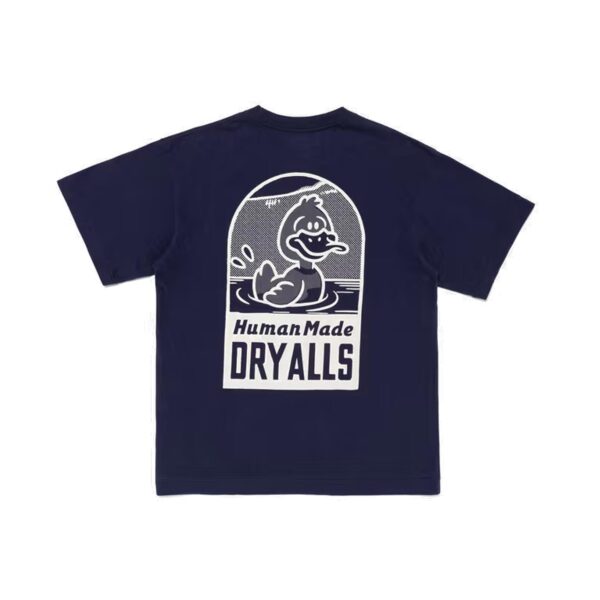 HUMAN MADE DRY ALLS DUCK GRAPHIC TEE-NAVY