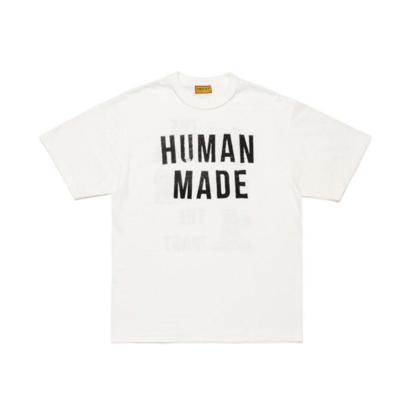 HUMAN MADE SPELLOUT GRAPHIC TEE-WHITE