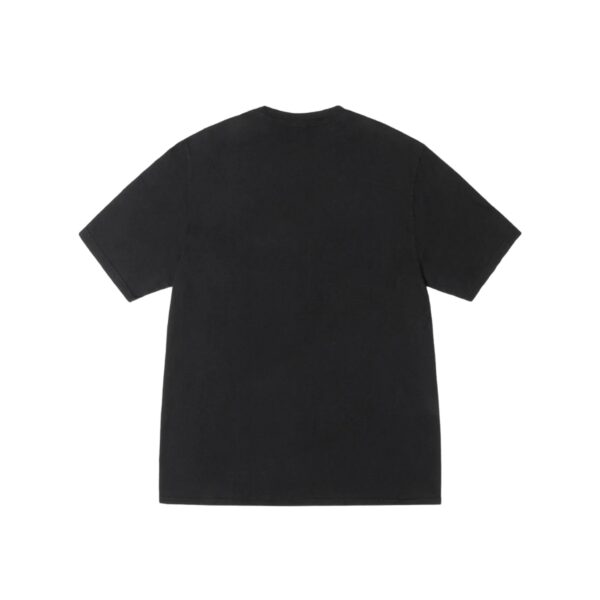 STUSSY ARCHED PIGMENT DYED TEE-BLACK