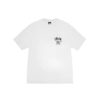 STUSSY CLASSIC GEAR PIGMENT DYED TEE-WHITE