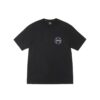 STUSSY CROSS DOT PIGMENT DYED TEE-BLACK