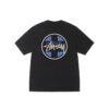STUSSY CROSS DOT PIGMENT DYED TEE-BLACK
