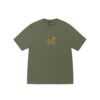STUSSY IN BLOOM TEE-OLIVE