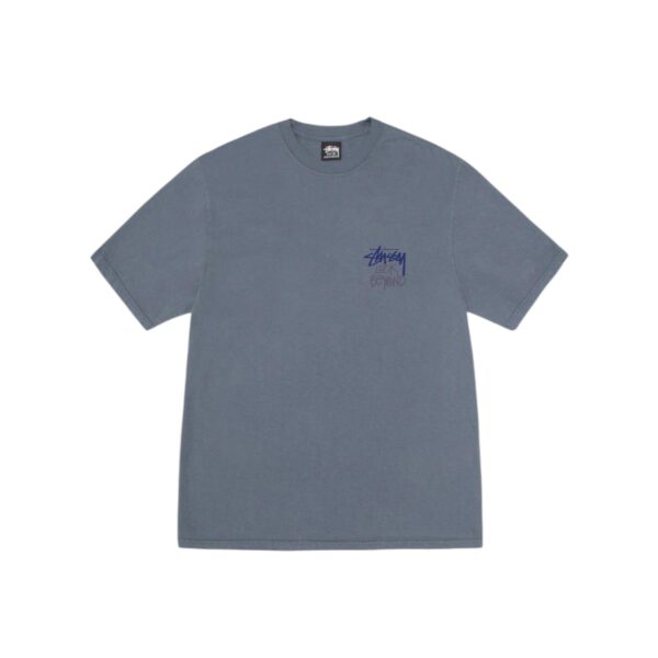 STUSSY LOOK BEYOND PIGMENT DYED TEE-NAVY