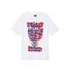 STUSSY REAS WORLD TOUR TEE-WHITE