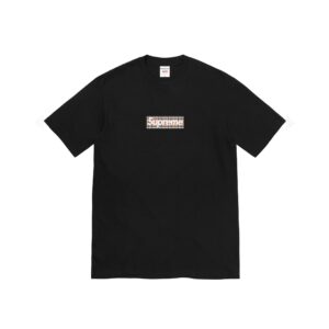 SUPREME-BURBERRY-BOX-LOGO-TEE--BLACK SUPREME BURBERRY BOX LOGO TEE-BLACK