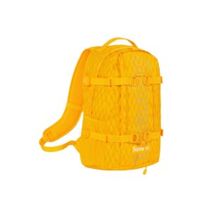 SUPREME-CORDURA-FABRIC-FW18-BACKPACK--YELLOW SUPREME CORDURA FABRIC FW18 BACKPACK-YELLOW