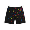 SUPREME EMBROIDERED S LOGO BLACK SWEATSHORTS