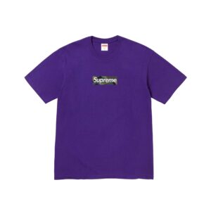 SUPREME FW23 BOX LOGO TEE-PURPLE