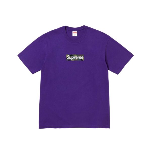 SUPREME FW23 BOX LOGO TEE-PURPLE