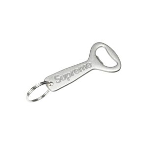 SUPREME-FW24-BOTTLE-OPENER-KEYCHAIN-SILVER SUPREME FW24 BOTTLE OPENER KEYCHAIN-SILVER