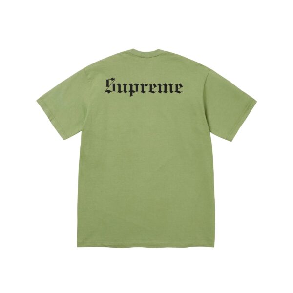 SUPREME FW24 SNOW WHITE TEE MOSS-GREEN