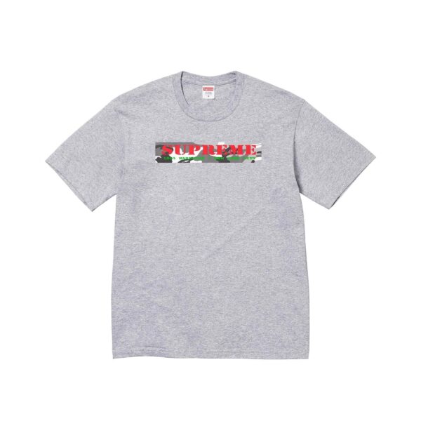 SUPREME HARDCORE TEE-GRAY