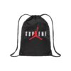 SUPREME JORDAN FW24 DRAWSTRING BAG-BLACK