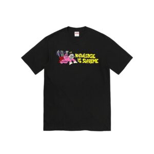 SUPREME-KNOWLEDGE-TEE--BLACK SUPREME KNOWLEDGE TEE-BLACK