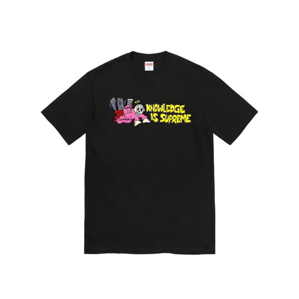 SUPREME KNOWLEDGE TEE-BLACK