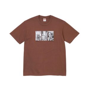 SUPREME-MISTER-CARTOON-POW-TEE--BROWN SUPREME MISTER CARTOON POW TEE-BROWN