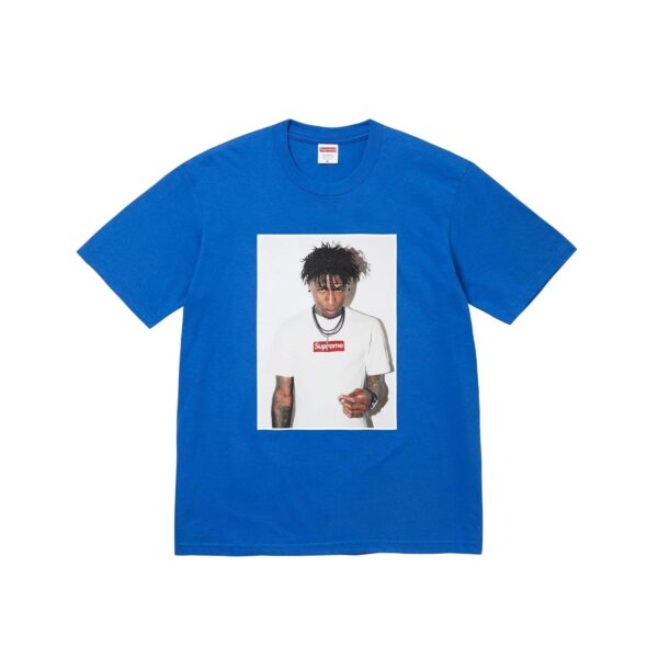 SUPREME NBA YOUNG BOY TEE-BLUE