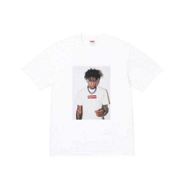 SUPREME NBA YOUNG BOY TEE-WHITE