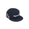 SUPREME NEW ERA FW25 BONES BOX LOGO CAP-DARK BLUE