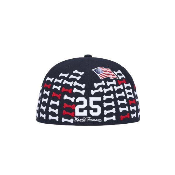 SUPREME NEW ERA FW25 BONES BOX LOGO CAP-DARK BLUE