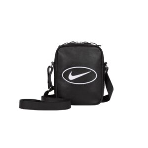 SUPREME-NIKE-SS25-LEATHER-SHOULDER-BAG--BLACK SUPREME NIKE SS25 LEATHER SHOULDER BAG-BLACK