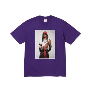 SUPREME PLAYBOI CARTI TEE-PURPLE