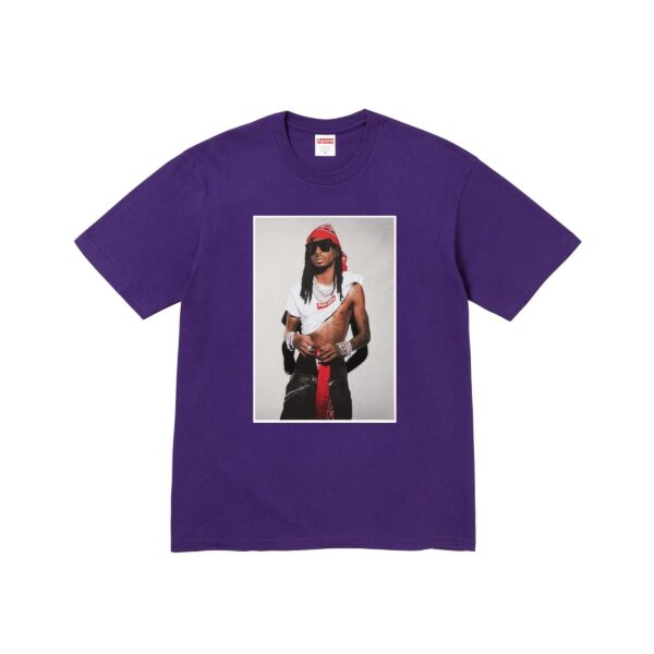 SUPREME PLAYBOI CARTI TEE-PURPLE