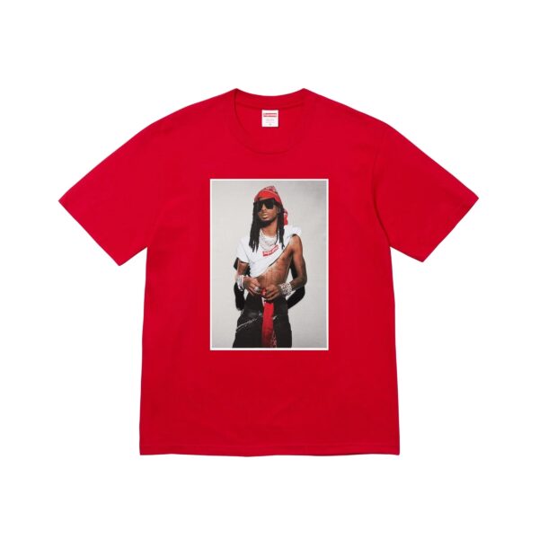 SUPREME PLAYBOI CARTI TEE-RED