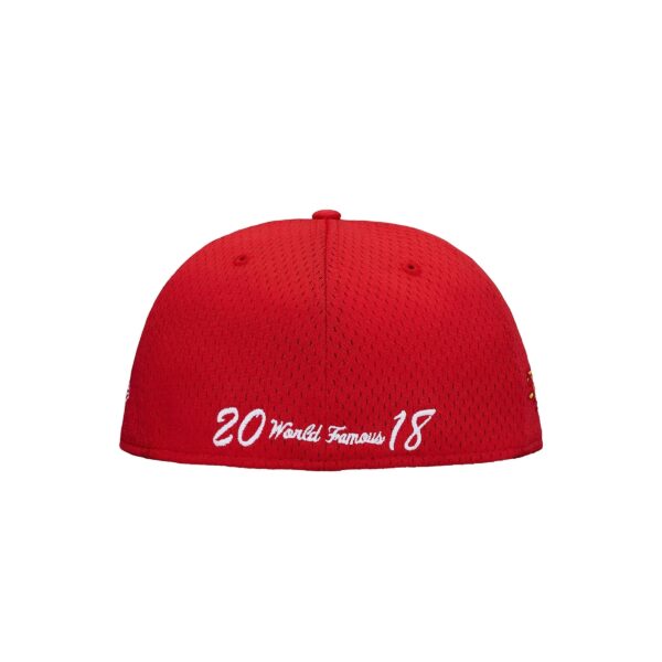 SUPREME SS18 MESH BOX LOGO NEW ERA-RED