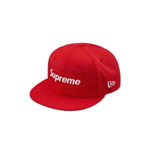 SUPREME-SS18-MESH-BOX-LOGO-NEW-ERA--RED SUPREME SS18 MESH BOX LOGO NEW ERA-RED