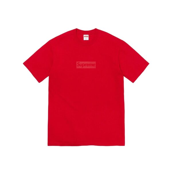 SUPREME SS23 TONAL BOX LOGO TEE-RED