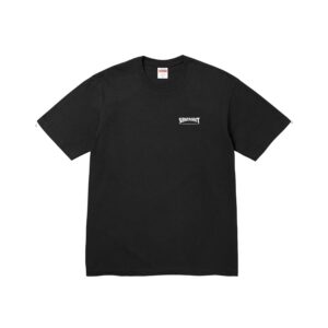 SUPREME-THRASHER-CROSS-TEE-BLACK SUPREME THRASHER CROSS TEE-BLACK