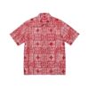 SUPREME TRAY JACQUARD S/S SHIRT-RED