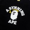 BAPE x SPOTIFY x SYNA COLLEGE RELAXED FIT TEE-BLACK
