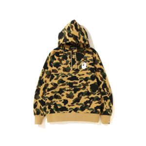 BAPE-1ST-CAMO-BIG-LOGO-WIDE-PULLOVER-HOODIE--YELLOW-CAMO BAPE 1ST CAMO BIG LOGO WIDE PULLOVER HOODIE-YELLOW CAMO