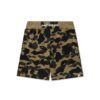 BAPE 1ST CAMO SWEATSHORTS GREEN CAMO