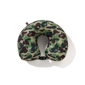 BAPE-ABC-CAMO-2-WAY-APE-HEAD-NECK-PILLOW--GREEN BAPE ABC CAMO 2 WAY APE HEAD NECK PILLOW-GREEN
