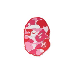 BAPE-ABC-CAMO-APE-HEAD-COASTER--PINK BAPE ABC CAMO APE HEAD COASTER-PINK