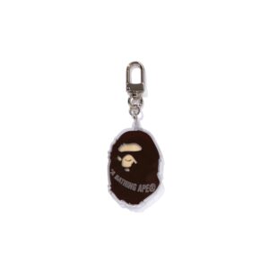 BAPE-APE-HEAD-ACRYLIC-KEYCHAIN BAPE APE HEAD ACRYLIC KEYCHAIN