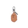 BAPE APE HEAD LEATHER KEYCHAIN