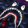 BAPE CRAZY CAMO SHARK SWEATSHORTS-NAVY