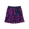 BAPE CRAZY CAMO SHARK SWEATSHORTS-PURPLE