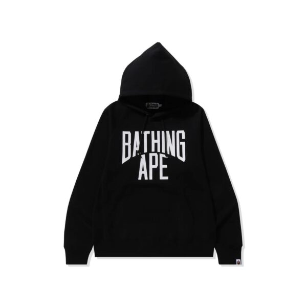 BAPE NYC LOGO PULLOVER HOODIE-BLACK