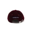 BAPE ONE POINT EMBROIDERED LOGO PANEL CAP-BURGUNDY