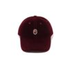 BAPE ONE POINT EMBROIDERED LOGO PANEL CAP-BURGUNDY
